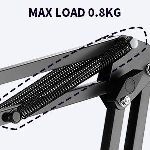 Neewer Adjustable Desktop Suspension Boom Scissor Arm Stand Holder